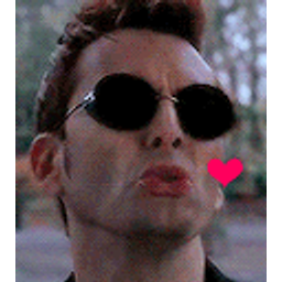 Crowleygoodomenskissy emoji
