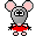 Mouse Curtsy emoji