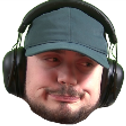 Guy Smirk Headphones emoji