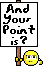 And Your Point Is emoji