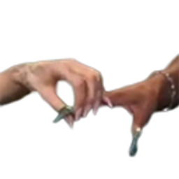 Ariana Cynthia Hold Finger Wicked emoji