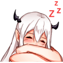 Sleepy Anime Girl emoji
