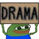 Pepedrama emoji