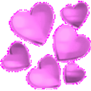 Pink Hearts emoji
