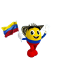 Pacman Colombia Flag emoji
