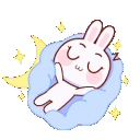 Bunny Sleepy emoji
