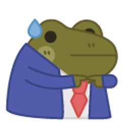 Oops Corporate Frog emoji