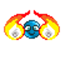 Fire Playing emoji
