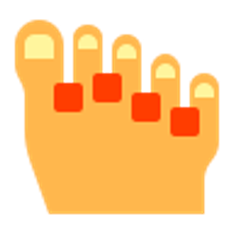 Pedicure emoji