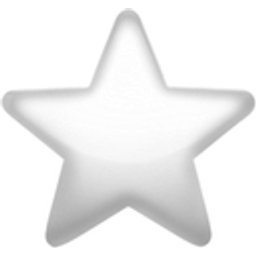 Grey Star emoji