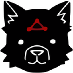 Dark Dog E emoji