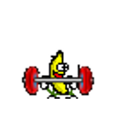 Banana Liftweights emoji
