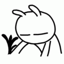 Bunny Peek Sneaky emoji
