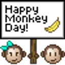 Happy Monkey Day emoji