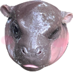 Moo Deng Wink emoji
