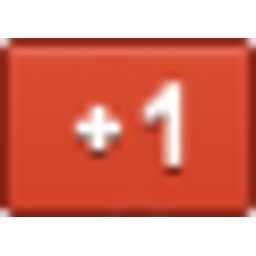 Plus One Red Button emoji