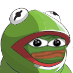 Kermit Pepe Laugh emoji