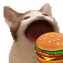 Popcat Burger emoji