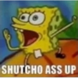 Shutchoassup emoji