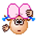 Girl Pink Glasses emoji
