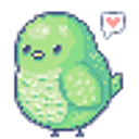 Green Bird emoji