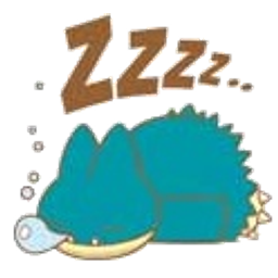 Munchlaxsleep emoji