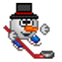 Hockey Snowman emoji