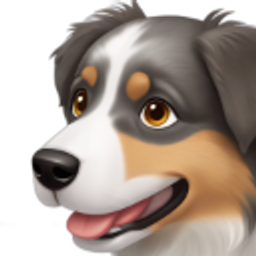 Australian Shepherd Dog emoji