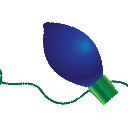 Holiday Lights Blue2 emoji