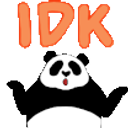 Idk Panda emoji