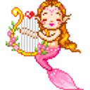 Mermaid Harp emoji