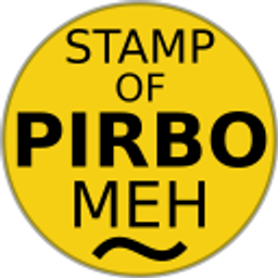 Pirbo Stamp Of Meh emoji