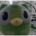Green Owl Plush emoji