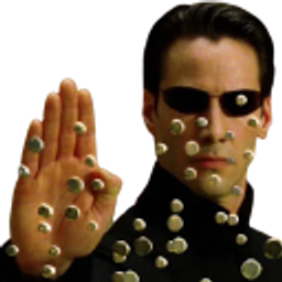 Neo Stopping Bullets emoji