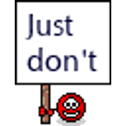 Just Dont emoji