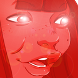 Glowing Eyes Smile emoji