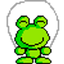 Jump Rope Frog emoji