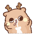 Deer Crazy emoji