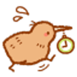 Kiwi Bird Clock emoji