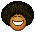 Afro Smile emoji