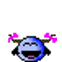 Excited Blue Girl emoji