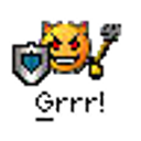 Grrr emoji
