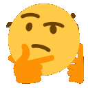 Spinthinking emoji