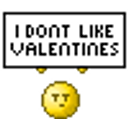 I Dont Like Valentines emoji