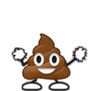 Poopdance emoji