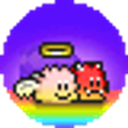 Rainbow Road Devil Angel emoji