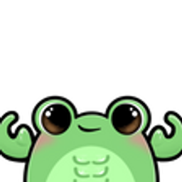 Frog Flex Muscle emoji