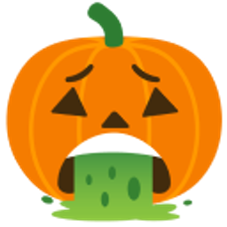 Puking Pumpkin emoji