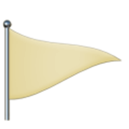 Beige Flag emoji