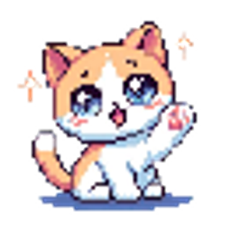 Pixelcat emoji